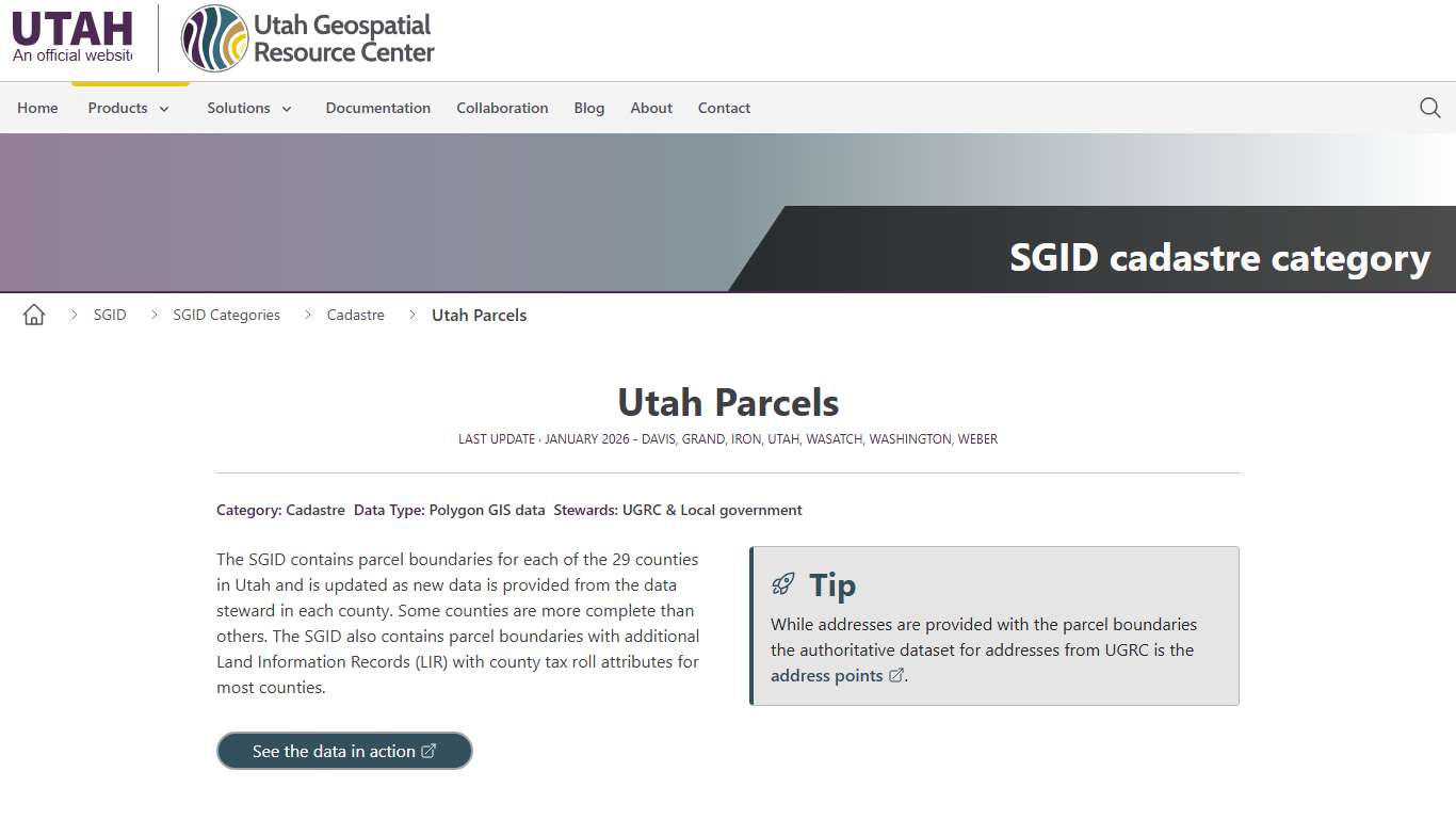 UGRC - Utah Parcels